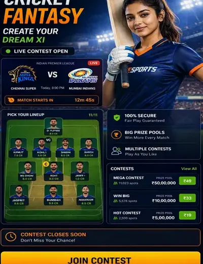 Pgluck333 (pgluck 333) fantasy cricket & matchday visual 3
